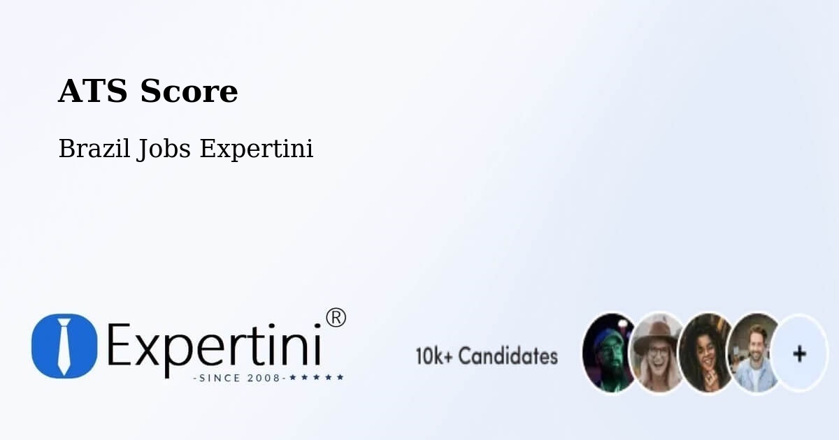 Resume ATS Score & Job Description Match Tool – Talismã - Brazil Jobs Expertini