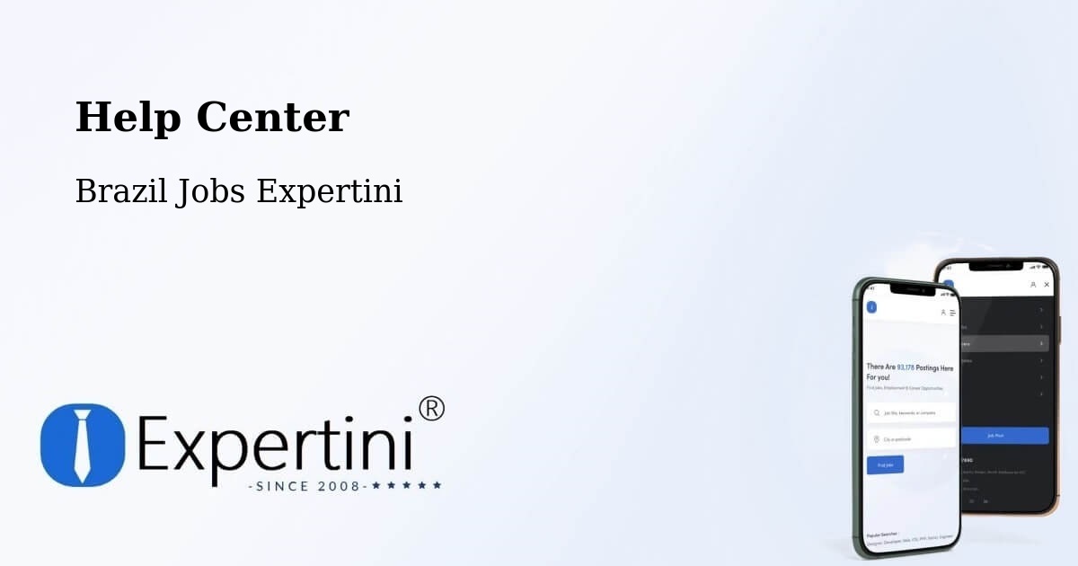 Help Center – Talismã - Brazil Jobs Expertini