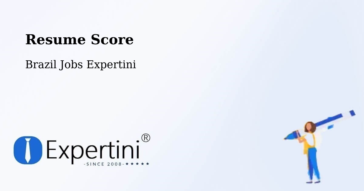 Resume Score & Job Description Match Tool – Talismã - Brazil Jobs Expertini